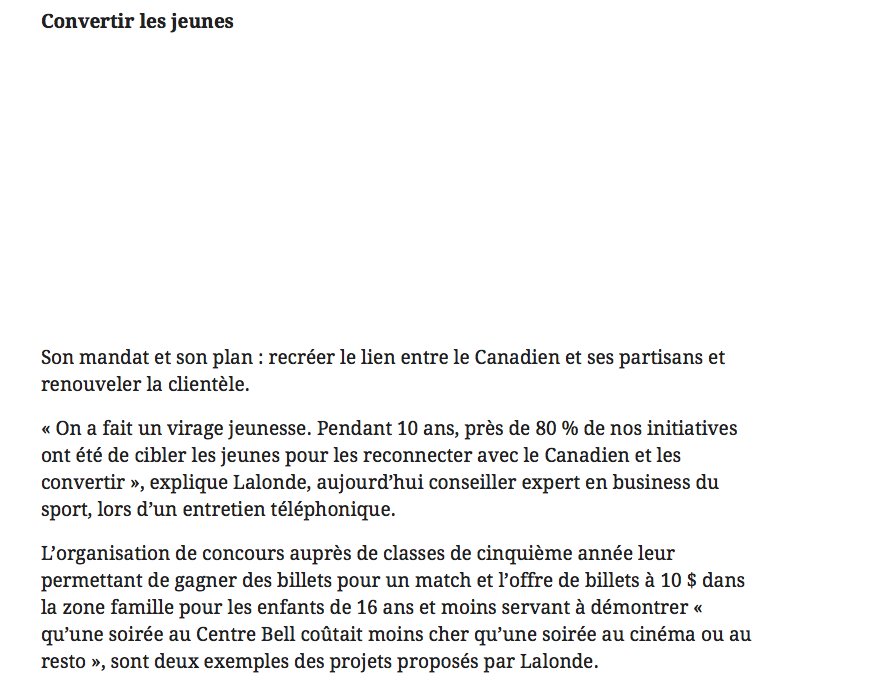 On n'a pas besoin de Ray Lalonde..On a besoin d'un nouveau DG CAL..