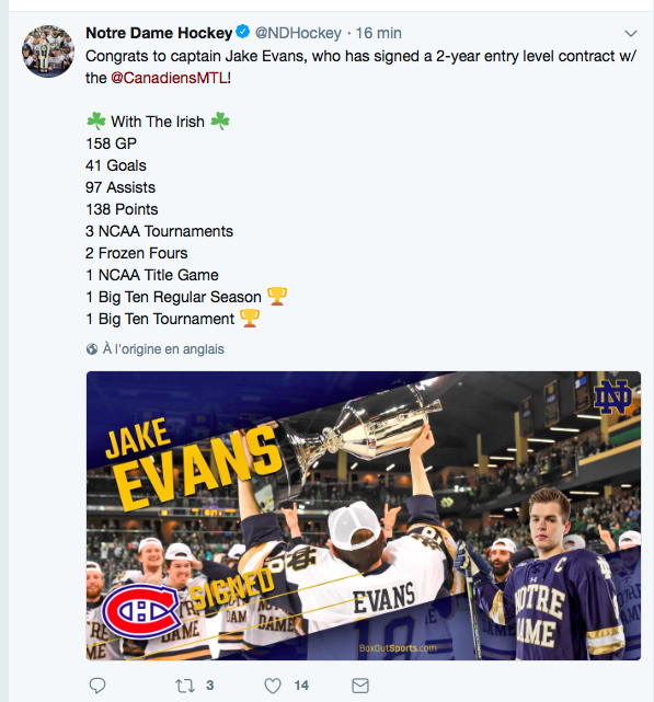 On ne comprend pas trop les gens qui s'énervent pour Jake Evans...