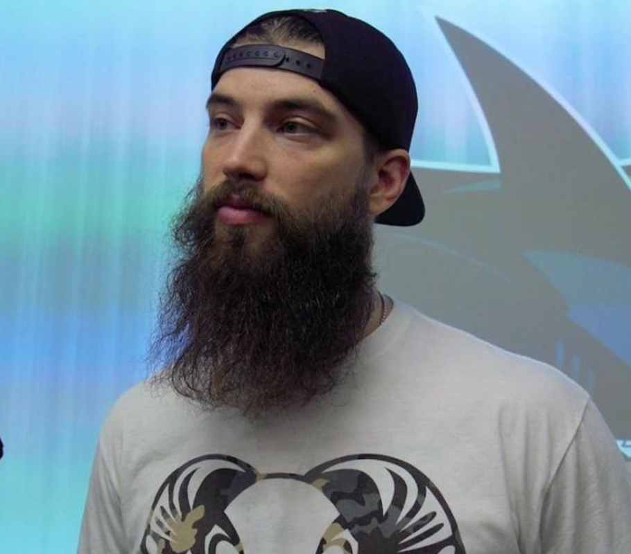 On ne peut pas traiter Brent Burns de matérialiste...