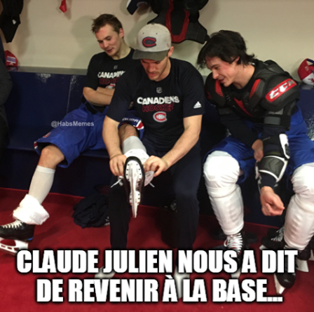 On peut dire ce qu'on veut de Claude Julien..mais...