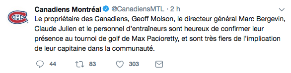 On peut dire, que le nouveau chef des communications du CH...