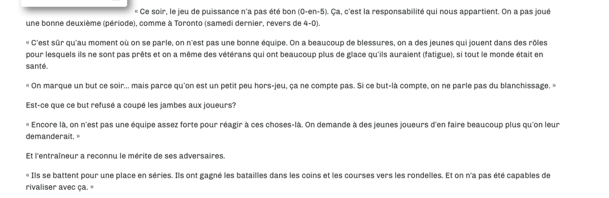 On se rapproche de Rasmus..Et on FRAGILISE de plus en plus le poste de Marc Bergevin..