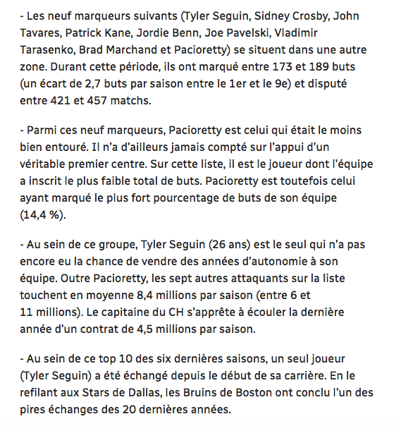 On sent que Pat Brisson..Ne va pas aimer l'article de Martin Leclerc...