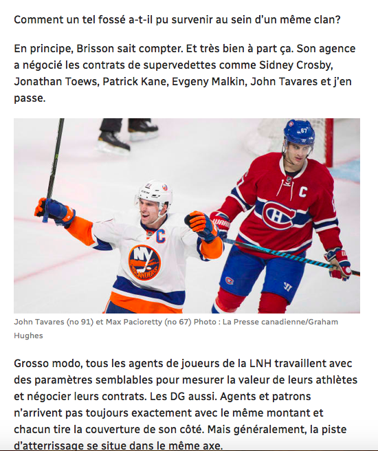 On sent que Pat Brisson..Ne va pas aimer l'article de Martin Leclerc...