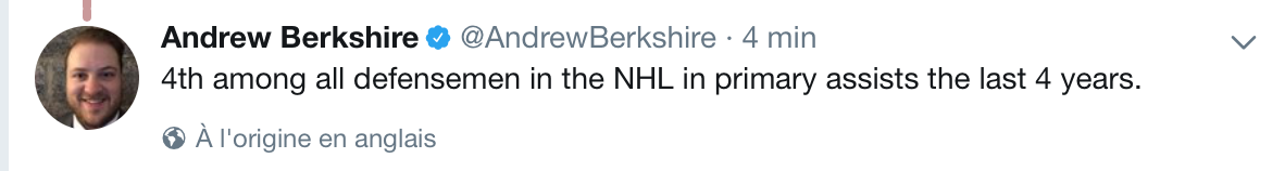 On va encore avoir la GARNOTTE de Shea Weber mais...