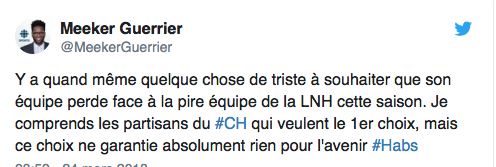 On veut Dahlin ET le congédiement...