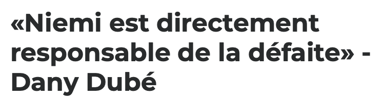 On veut Dany Dubé comme COACH!!!!!!