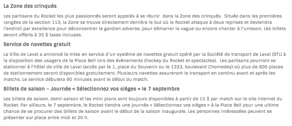 ONLY in LAVAL...