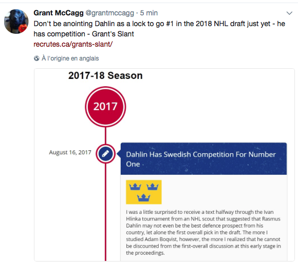 Oubliez ce que nous dit l'ancien dépisteur de Bob Gainey...