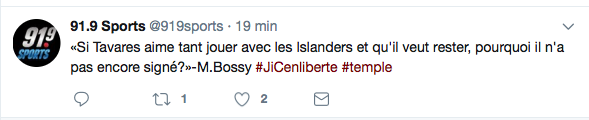 Oubliez Tavares à Québec...HAHA!!!!