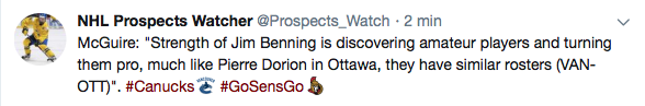 OUCH...Être comparé à Pierre Dorion, la pire chose pour un DG...