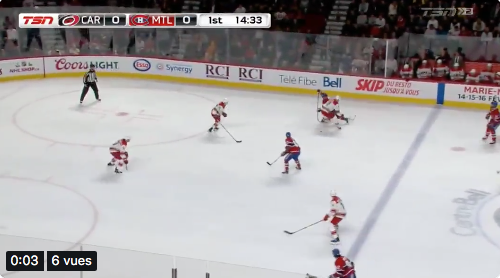 OUCH...Jordan Staal s'explose le genou !!!