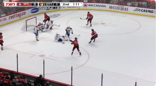 OUCH...La punition du nouveau héros à Claude Julien fait mal...