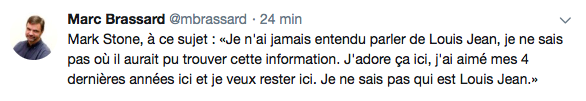 OUCH...Mark Stone HUMILIE Louis Jean !!!