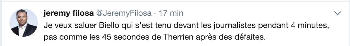 OUCH...Quand on commence à comparer Mauro Biello à Michel Therrien...