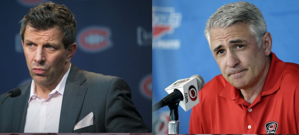 OUCH...Ron Francis met Marc Bergevin dans sa tite poche...