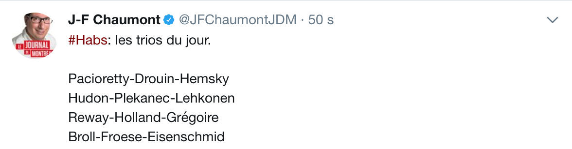 OUFF...Ça va pas être beau défensivement samedi...