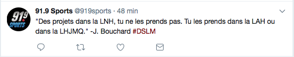 OUIN, mais Joël....