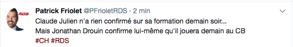 OUPS...Est-ce que Jonathan Drouin a trop parlé ???