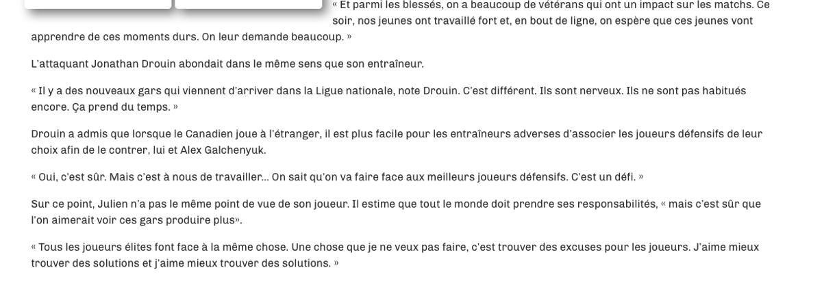 Pas besoin d'EXCUSES mon Claude...