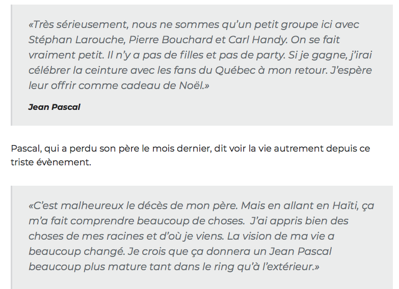 PAS DE FILLES...PAS DE PARTY...Jean Pascal est un nouvel homme depuis la mort de son père..