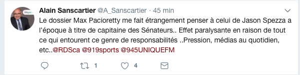  PATCH...à la Jason Spezza dans le temps...