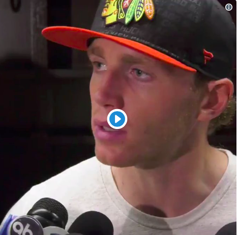 Patrick  Kane jouera avec Nick Schmaltz et Brandon Saad...