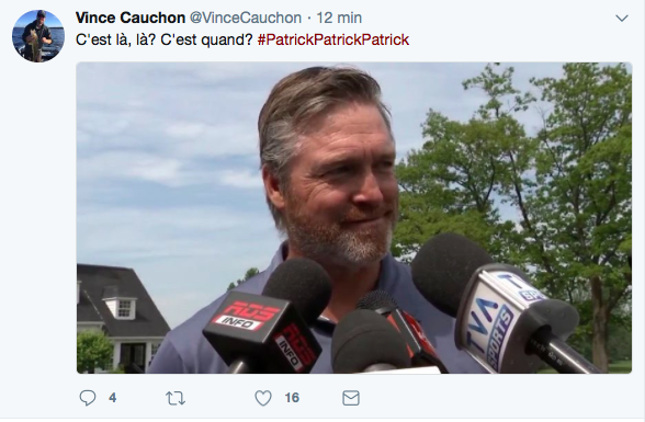 PATRICK!!!! PATRICK!!! PATRICK!!!!!