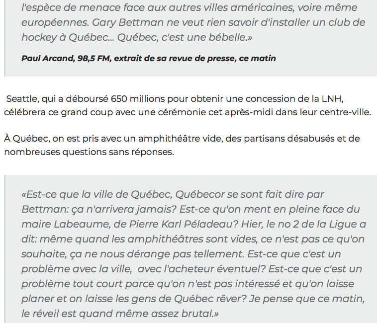 Paul Arcand est en FURIE...Mais on a un  MESSAGE pour lui...