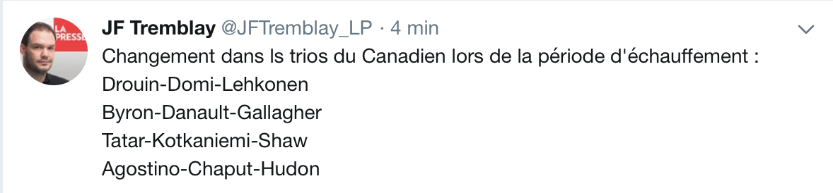 Pauvre Kotkaniemi, on dirait que Julien ne l'aime pas...
