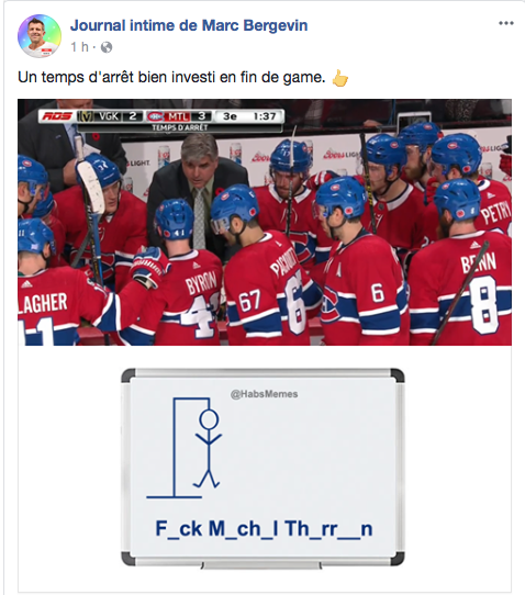 Pauvre Michel Therrien...il ne rit plus...