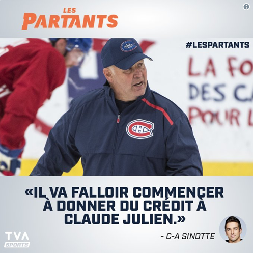 Pendant que Claude Julien reçoit tout le crédit...