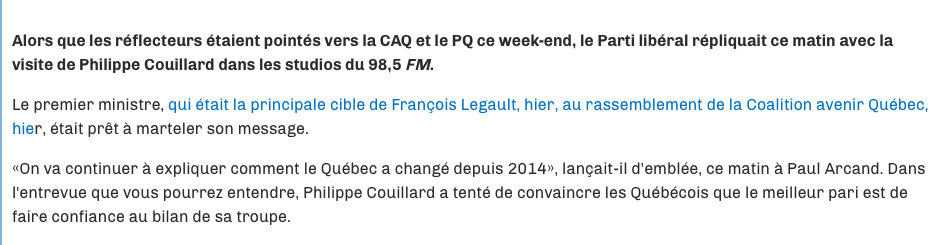 Phil Couillard...c'est le Marc Bergevin de la politique...HAHA!!!!