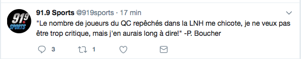 Philippe Boucher N'A RIEN GAGNÉ depuis le départ de Patrick..alors...