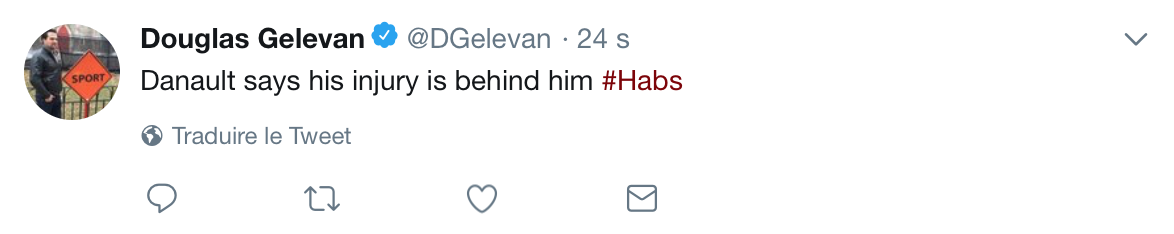 Phillip Danault est rendu médecin ?