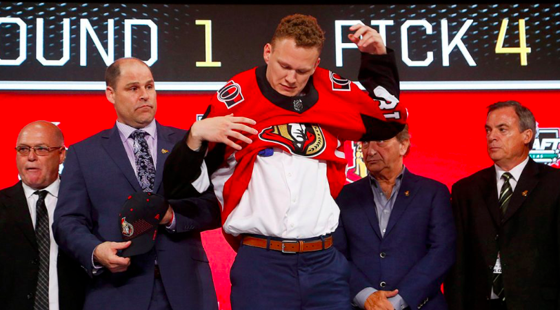 Pierre Dorion aurait dû donner son CHOIX à Joe Sakic en 2018....
