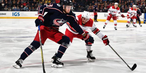 Pierre-Luc Dubois...A bel et bien TASSÉ Alex Wennberg..
