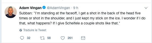 PK Subban fait son FRAIS...son BAVEUX...