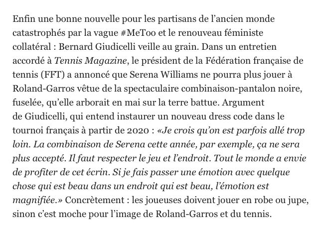 PK Subban n'accepte pas que Rolland-Garros interdise à Serena Williams son SUIT ONE PIECE....