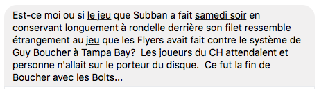 PK Subban NIAISE la TRAPPE de Claude Julien....