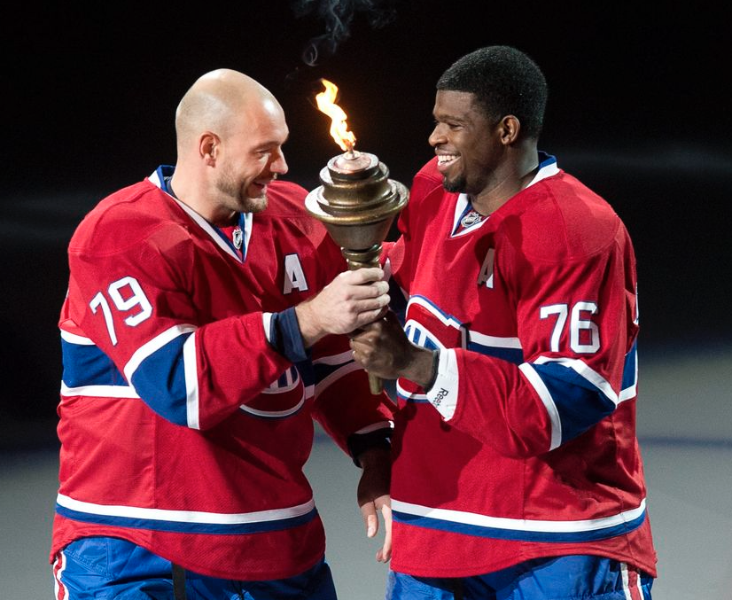 PK Subban se sert d'Andrei Markov..Pour rire de Marc Bergevin...