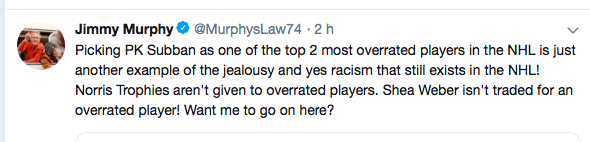 PK Subban VICTIME de RACISME...ou de JALOUSIE?