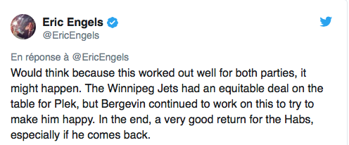 Plekanec TRAITÉ comme un ROI par Marc Bergevin...Subban traité comme une M....