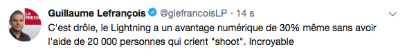 Pourquoi le journaliste de la Presse, vise les FANS du Centre Bell ?