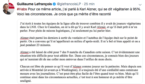 Pourquoi les journalistes Québécois, doivent toujours défendre les joueurs pourris ?