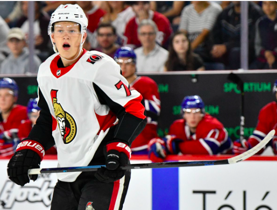 Quand Brady Tkachuk a marqué ce SUPERBE BUT et a nargué Jesperi Kotkaniemi...