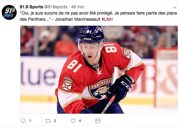 Quand on voit Jonathan Marchessault être FRUSTRÉ comme ça...