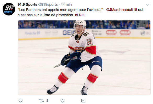 Quand on voit Jonathan Marchessault être FRUSTRÉ comme ça...