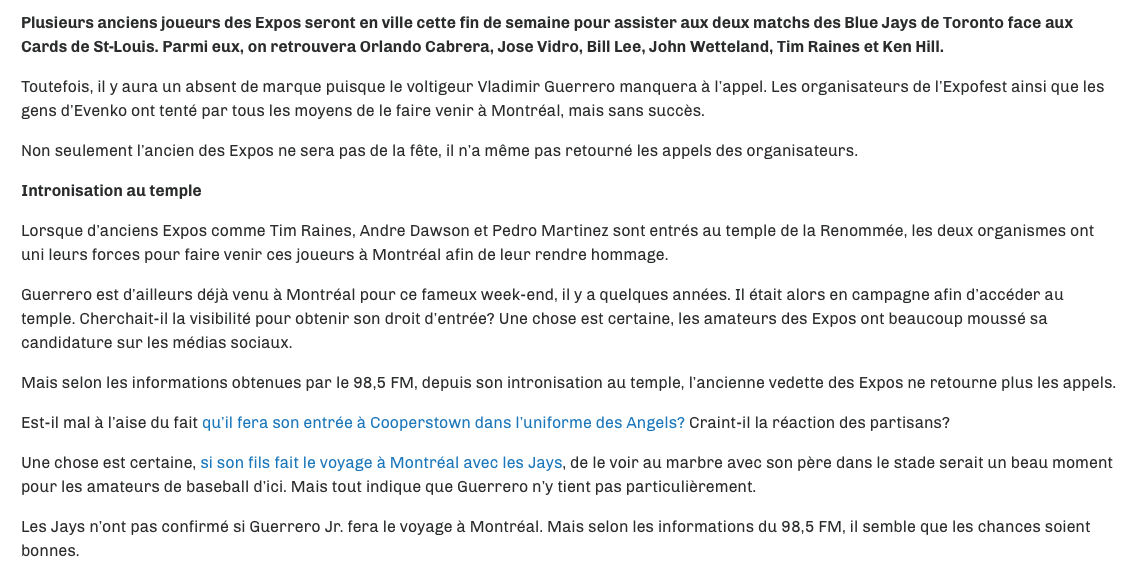 Quand VLADY CRACHE sur Montréal...