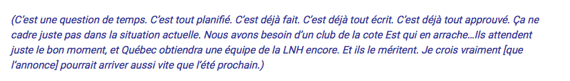 Québec a les BLUE BALLS depuis 5 ans....